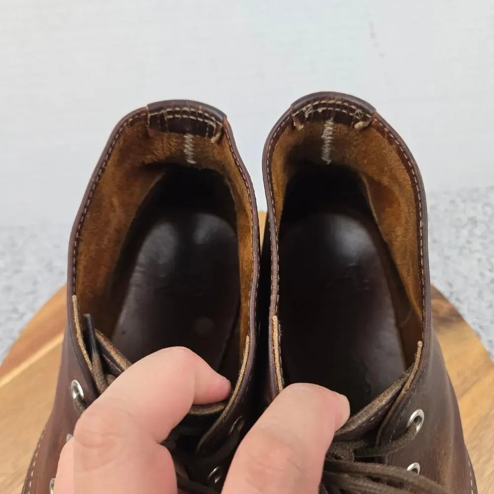 Red Wing Mens 14D Style 3137 Heritage Brown Leather Amekaji Work Chukka Boot USA